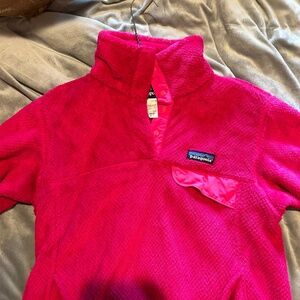 Patagonia ReTool Snap t Pull Over | Women's Small | Bright Pink